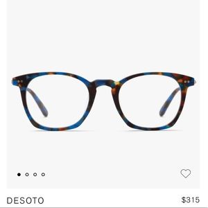 KREWE Desoto Matte Blue Steel Glasses